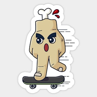 Skateboard Hand Sticker